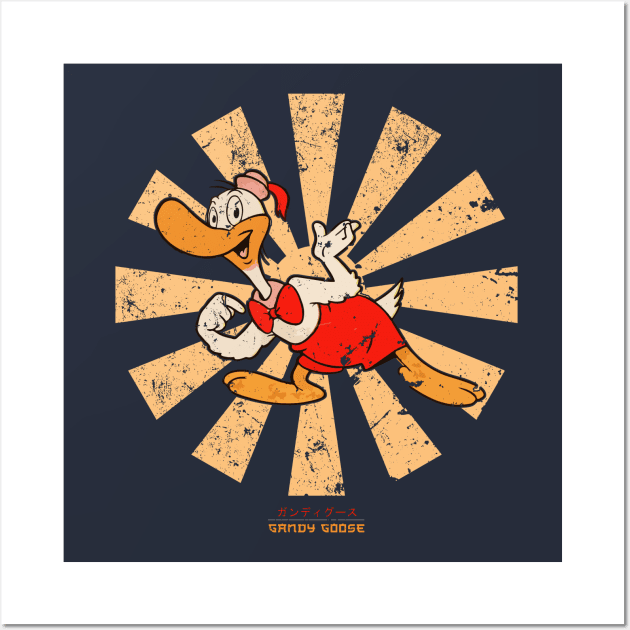 Gandy Goose Retro Japanese Wall Art by Nova5